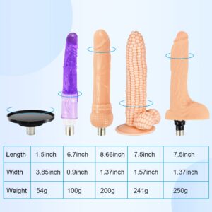 Sex Machine Thrusting Dildo Machine for Women, Automatic Sex Machine with Suction Cup Adapter and 3XLR Dildos Attachments, Thrusting Sex Machine for Adult