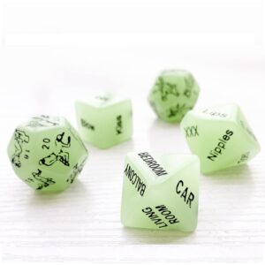 Sex Dice for Adult Couples Sex Games, 5 PCS Sex Position Dice Naughty Sexuales for Adults Bedroom Role Play party favor valentine Sex Toys Game for Couples Gay