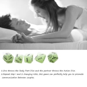 Sex Dice for Adult Couples Sex Games, 5 PCS Sex Position Dice Naughty Sexuales for Adults Bedroom Role Play party favor valentine Sex Toys Game for Couples Gay