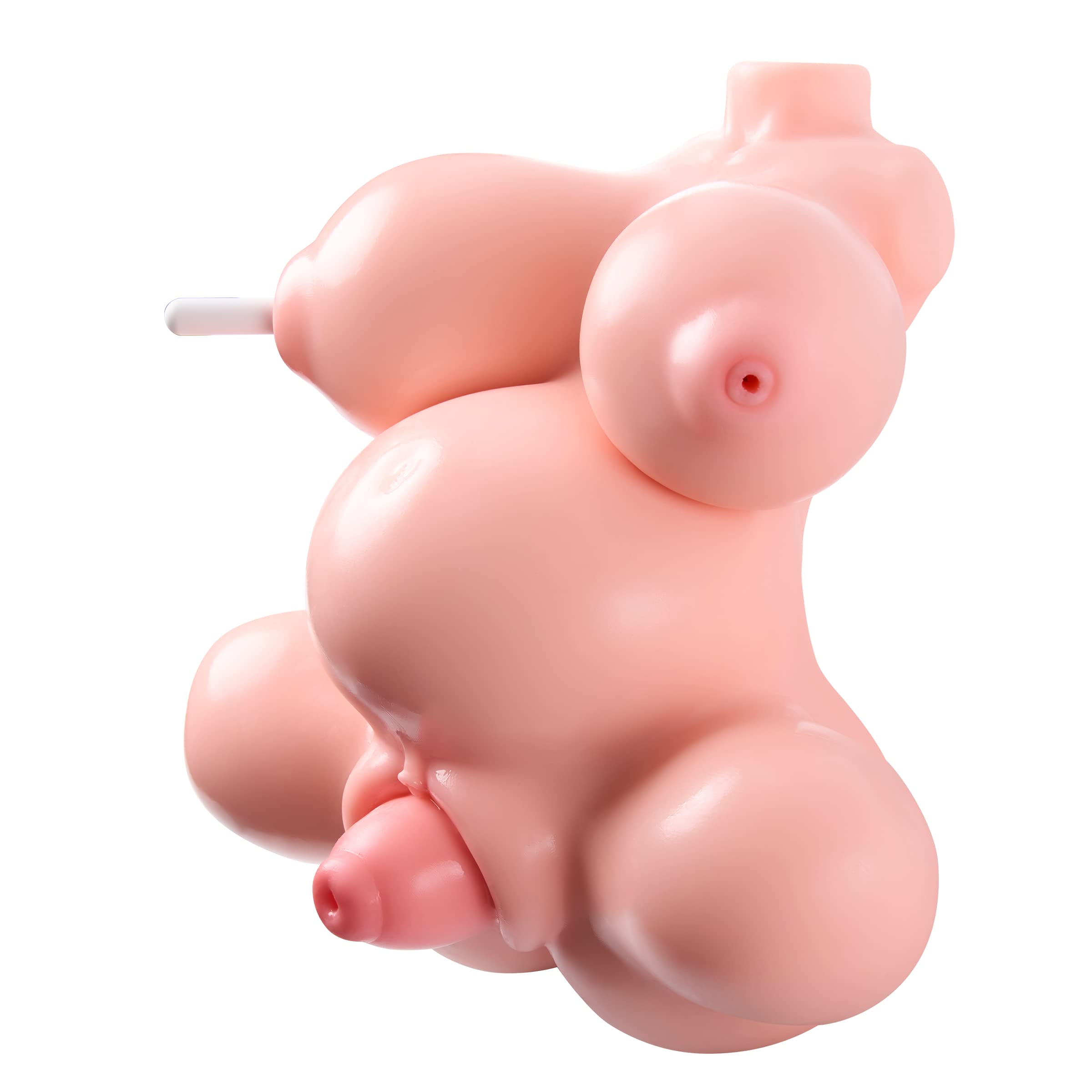 Unszz 12lb Adult Sex Dolls Prolapse of Uterus Masturbator for Male with 4 Holes Female Torso Lifelike Adult Toys with Vaginal Anal Breast Realistic Pussy Pregnant Woman Pluggable Nipple Sex toy