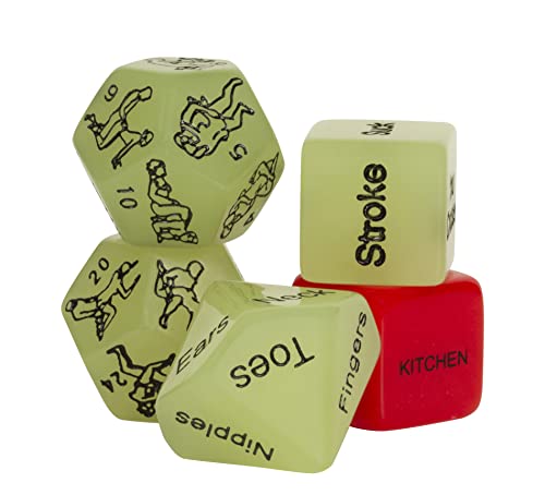 Ile-de-Jeux 5 Sex Dice Set, Sex Dice for Couples Naughty Adults, Sex Games, Funny Sexy Game, Sex Toy Stuff. Sex Position Dice.