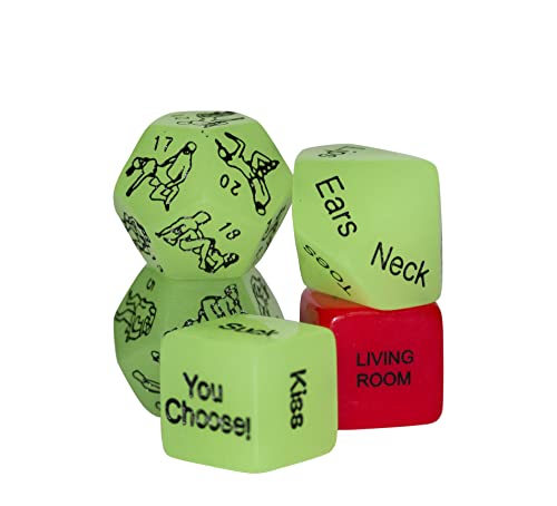 Ile-de-Jeux 5 Sex Dice Set, Sex Dice for Couples Naughty Adults, Sex Games, Funny Sexy Game, Sex Toy Stuff. Sex Position Dice.