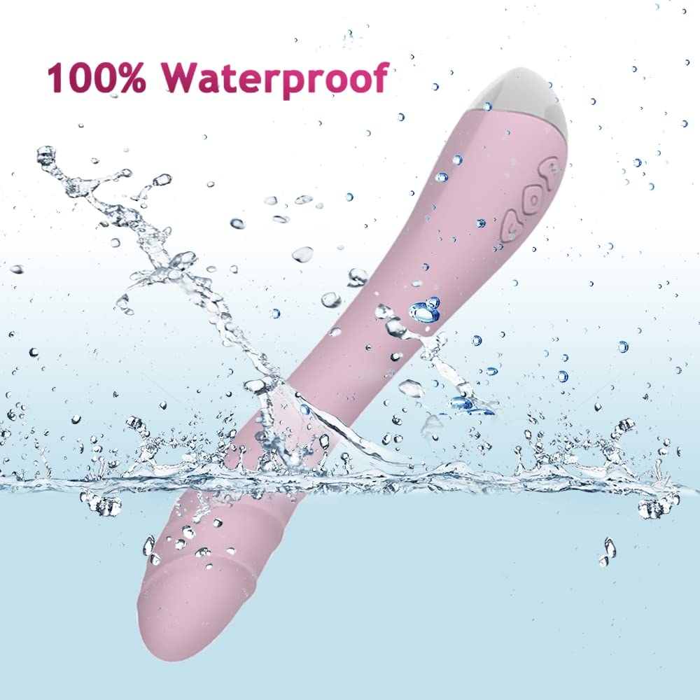 Realistic G-spot Dildo Vibrator for Women, Vaginal Anal Clitoris Stimulator for Solo Masturbation or Couple Lover Sex Things, Silicone Adult Sex Toys Massager with 10 Vibration Modes