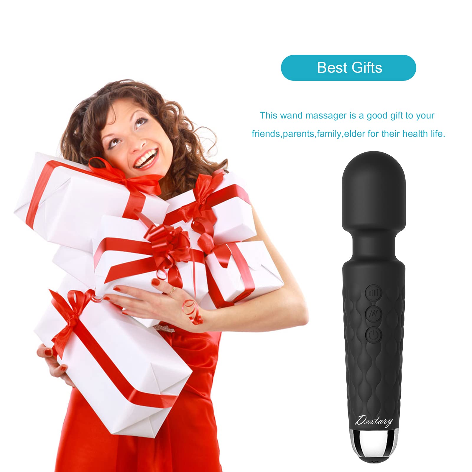 Destary Adult Female Sex Toys,Clitoral Stimulator,G-Spot Dildo Vibrator,for Woman Stimulation Adult Toys Games,20 Vibrating Modes Nipple Vagina kegel Balls,Vibrate for Women Beginners