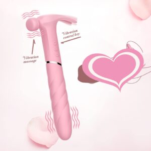 Massage Gun,Hammer G Spot Clit Vibrator Adult Sex Toys for Woman,Pulsating Anal Dildo Vibrators Waterproof Nipple Vagina Prostate Massagers Rechargable Clit Stimulation for Couples