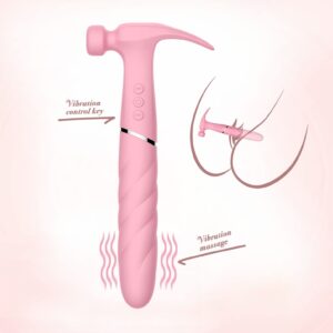 Massage Gun,Hammer G Spot Clit Vibrator Adult Sex Toys for Woman,Pulsating Anal Dildo Vibrators Waterproof Nipple Vagina Prostate Massagers Rechargable Clit Stimulation for Couples