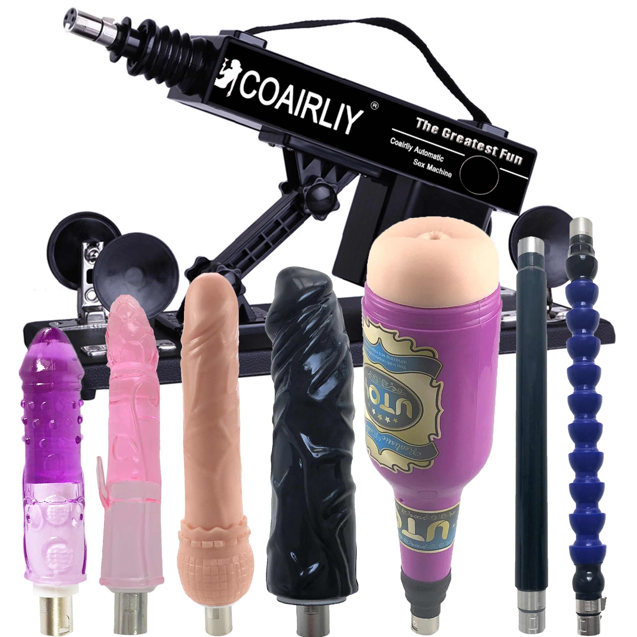 Coairliy Automatic Sex Machine Thrusting Love Machine Automatic Machine Attachments Adult Sex Toy for Women and Men with Masturbator