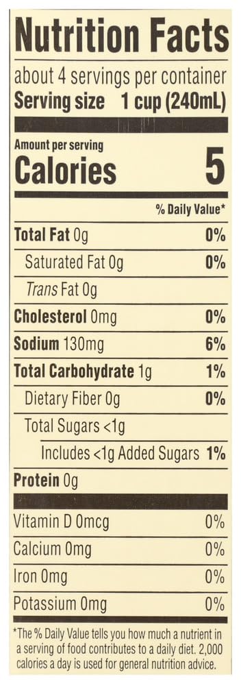 365 by Whole Foods Market, Organic Low Sodium Vegetable Broth, 32 Fl Oz