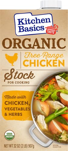 Kitchen Basics Organic Free Range Chicken Stock, 32 fl oz