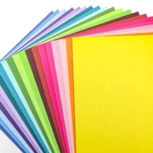 20 sheets Color Cardstock, Multi Colors A4 85lb Cover Card Stock Printer Paper Heavyweight for Card Making, Craft, Scrapbooking, Party Decors, Kids School Supplies