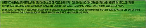 Knorr Cube Bouillon, Chicken, 24 cubes, 9.3 oz