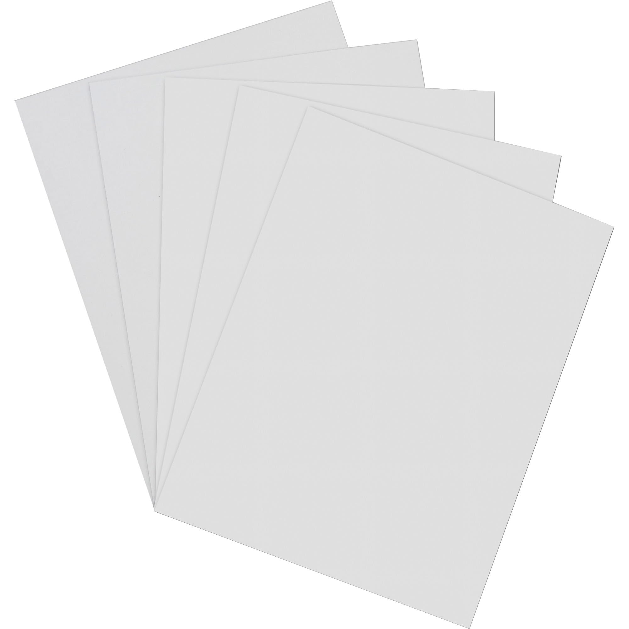 Pacon® Card Stock, Letter Paper Size, 65 Lb, White, 100 Sheets