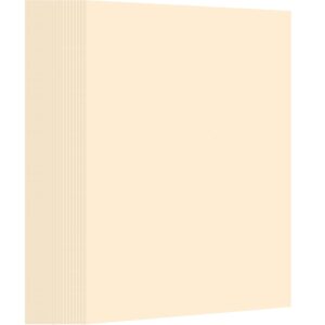 150 sheets cream pastel color card stock paper, 67lb cover medium weight cardstock, 8.5 x 11 inch paper for arts crafts, coloring, announcements, stationary printing at school, office, home(cream)