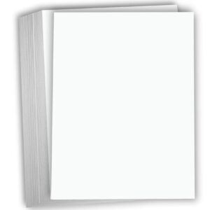 hamilco white cardstock paper - 8 1/2 x 11" 65 lb cover card stock (50 pack)