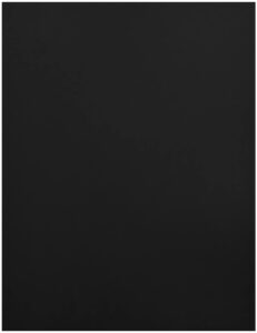 gondiane 24 sheets black cardstock paper 8.5 x 11 inches for diy cards, invitations, scrapbooking and other crafts(250gsm/92lb)