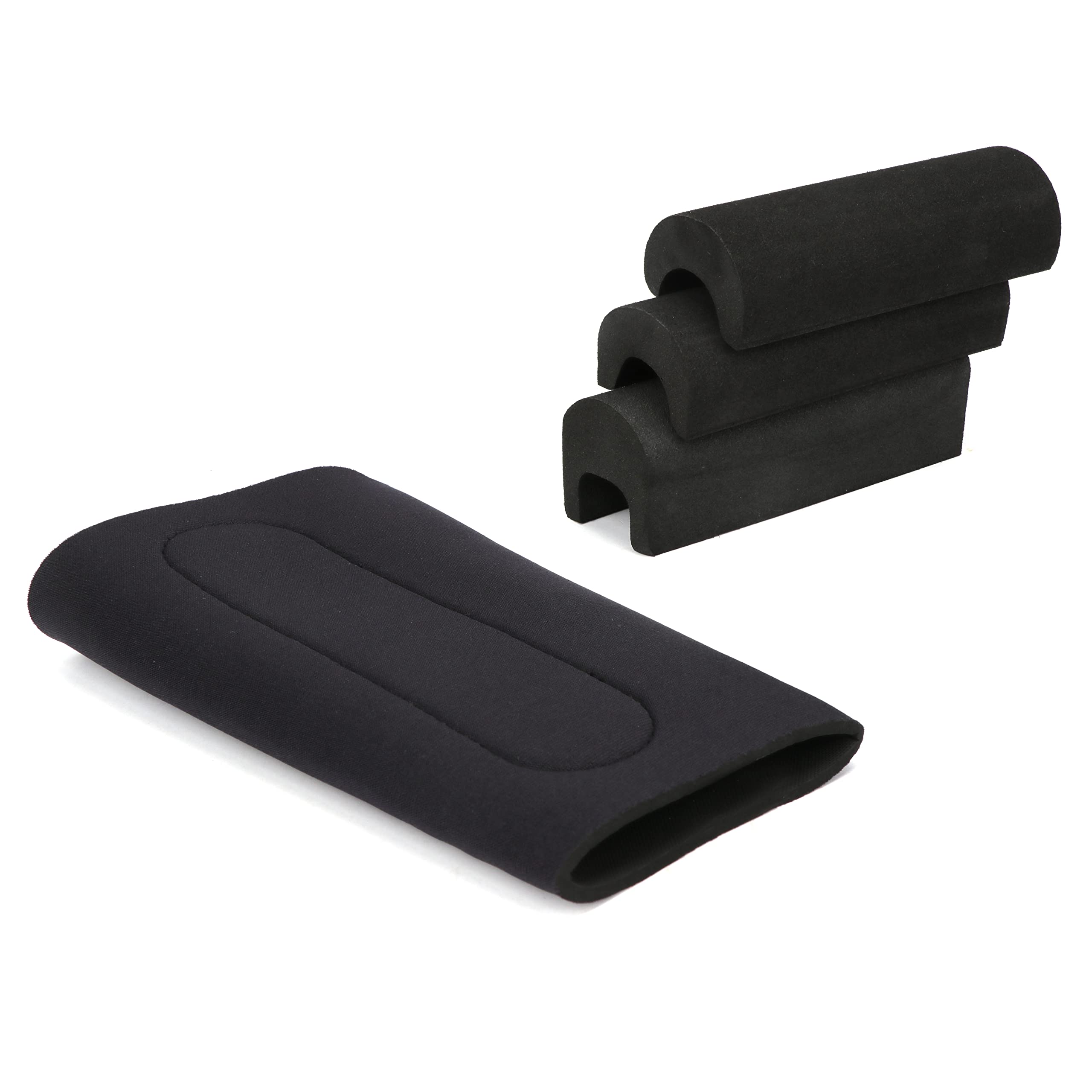 Tourbon Neoprene Adjustable Gun Stock Cheek Rest Pad Comb Raising Kit - Black