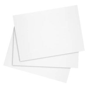 Reskid White Cardstock Thick Paper - Blank Heavy Weight 110 lb Cover Card Stock - 100 Pack (4x6, Inches)