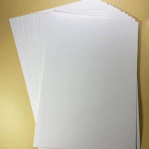 White Cardstock 8.25x11.5 Inch, Smooth Card Stock Paper 92lb/250GMS 30pack Heavy Weight Cover Cardstock Thick Paper for Craft, Painting, Card Making