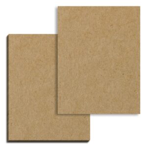 25 Sheets, Brown Kraft Cardstock, 200 GSM (75 lb. Cover), 8.5 x 11 inches