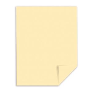 Neenah Exact(R) Vellum Bristol Cover Stock, 8 1/2in. x 11in., 67 Lb., Ivory, Pack Of 250 Sheets, 81368