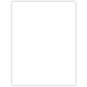 Extra Heavyweight Cardstock White 50 Sheets 130 lb Cover (17pt), 8.5 x 11 Inches for Arts and Craft, Drawing, DIY Projects