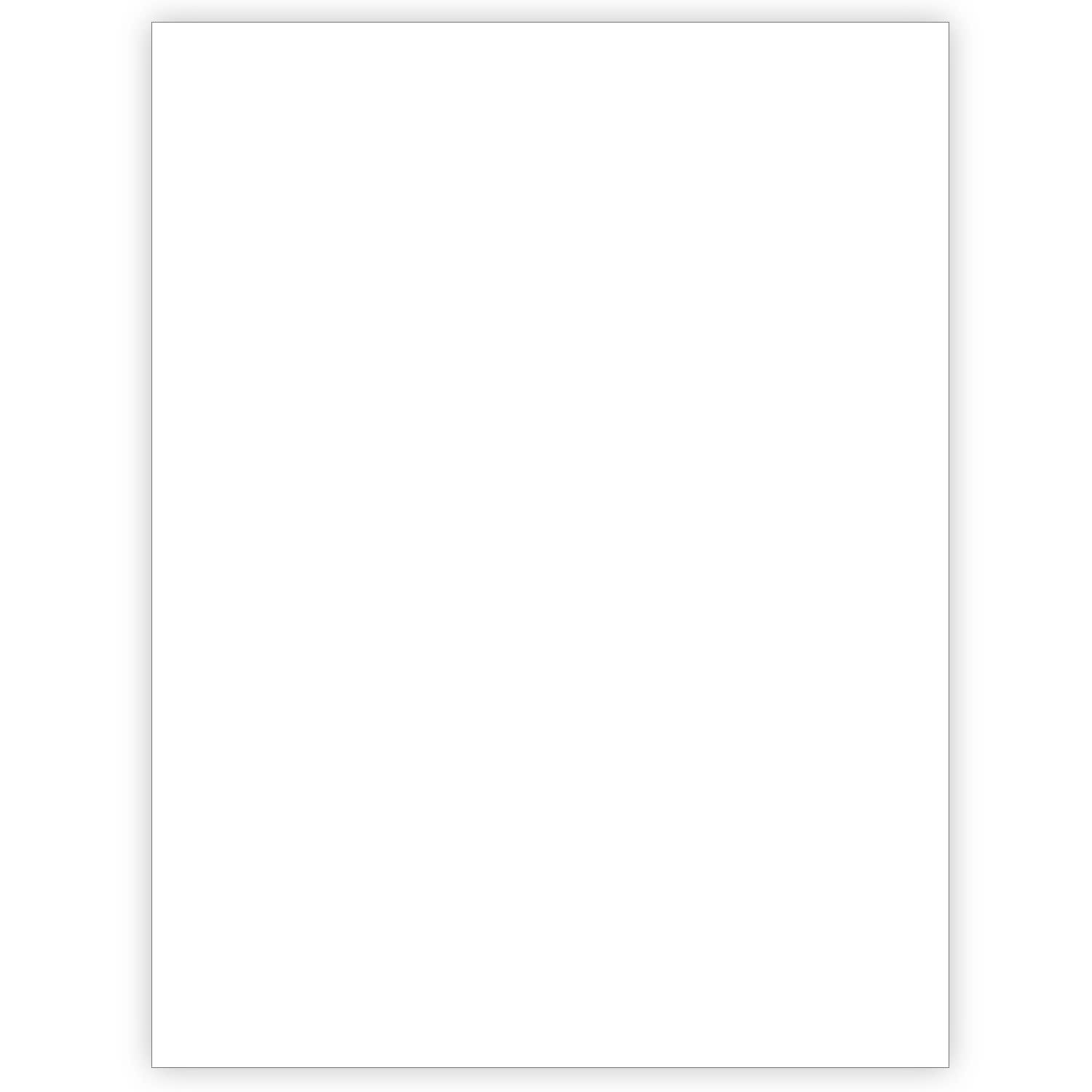 Extra Heavyweight Cardstock White 50 Sheets 130 lb Cover (17pt), 8.5 x 11 Inches for Arts and Craft, Drawing, DIY Projects