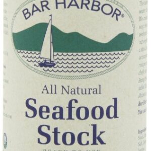 Bar Harbor Seafood Stock - Maine Seafood Essence, Gluten-Free, All-Natural Ingredients - Ideal for Soups, Stews, and Seafood Dishes - 15 oz Can (Pack of 6)