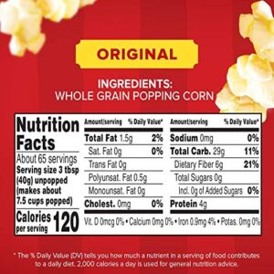 Orville Redenbacher's Original Gourmet Yellow Popcorn Kernels, 5 Pound, 12 Ounce