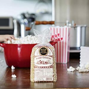 Amish Country Popcorn | 2 Lb Medium White Popcorn | Old Fashioned, Non-GMO and Gluten Free (2lb Bags)