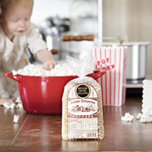 Amish Country Popcorn | 2 Lb Medium White Popcorn | Old Fashioned, Non-GMO and Gluten Free (2lb Bags)