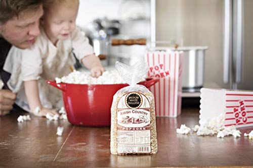 Amish Country Popcorn | 2 Lb Medium White Popcorn | Old Fashioned, Non-GMO and Gluten Free (2lb Bags)