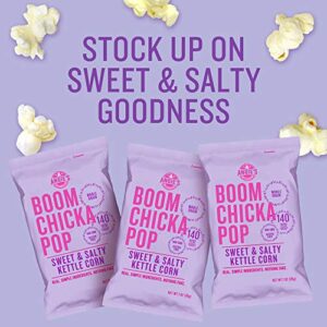 Angie's BOOMCHICKAPOP Sweet & Salty Kettle Corn Popcorn, 1 oz. (Pack of 24)