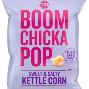 Angie's BOOMCHICKAPOP Sweet & Salty Kettle Corn Popcorn, 1 oz. (Pack of 24)