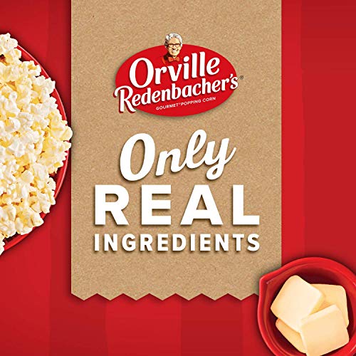 Orville Redenbacher’s Movie Theater Butter Flavored Microwave Popcorn, Gluten Free, 6 Count Popcorn Bags (6 Boxes)