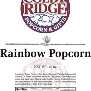 Colby Ridge 8 Gal. (128 Cups) Popcorn Sampler White, Caramel, Cheese, and Rainbow Popped Popcorn