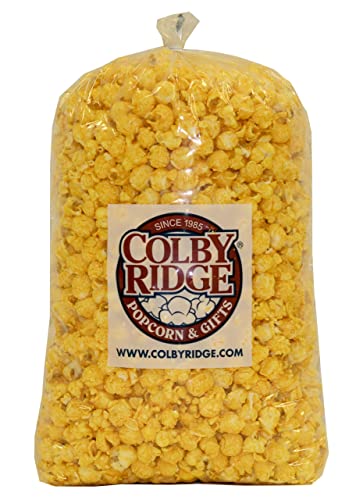 Colby Ridge 8 Gal. (128 Cups) Popcorn Sampler White, Caramel, Cheese, and Rainbow Popped Popcorn