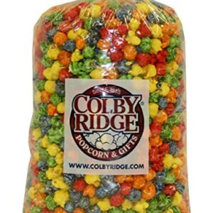 Colby Ridge 8 Gal. (128 Cups) Popcorn Sampler White, Caramel, Cheese, and Rainbow Popped Popcorn