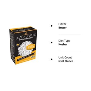 Black Jewell Gourmet Microwave Popcorn, Touch of Butter, 10.5 Ounces (Pack of 6)