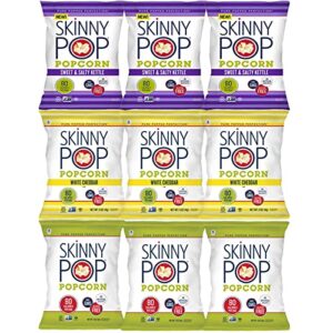 Popcorn Variety Pack - Snack Bag Assortment Care Package - Bulk Sampler (32 Count)