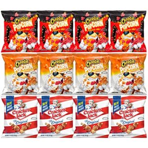 Popcorn Variety Pack - Snack Bag Assortment Care Package - Bulk Sampler (32 Count)