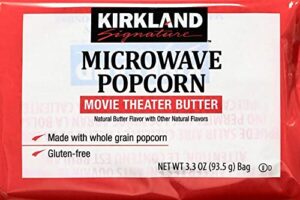 kirkland microwave popcorn 3.3 ounce bags - 8 bags