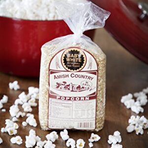 Amish Country Popcorn - Baby White Extra Small and Tender - GMO Free 2 lb Bag