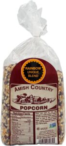 amish country popcorn | 2 lb bag | rainbow popcorn kernels | old fashioned, non-gmo and gluten free (rainbow - 2 lb bag)