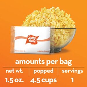 Jolly Time Blast O Butter, Ultimate Movie Theater Butter Microwave Popcorn (Blast O Butter Minis, 1.5 Ounce (Pack of 30))