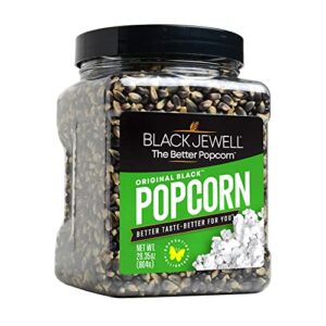 black jewell gourmet specialty popcorn kernels, original black (pack of 1, 28.35 oz)