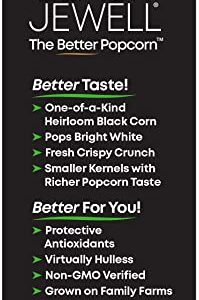 Black Jewell Gourmet Specialty Popcorn Kernels, Original Black (Pack of 1, 28.35 oz)