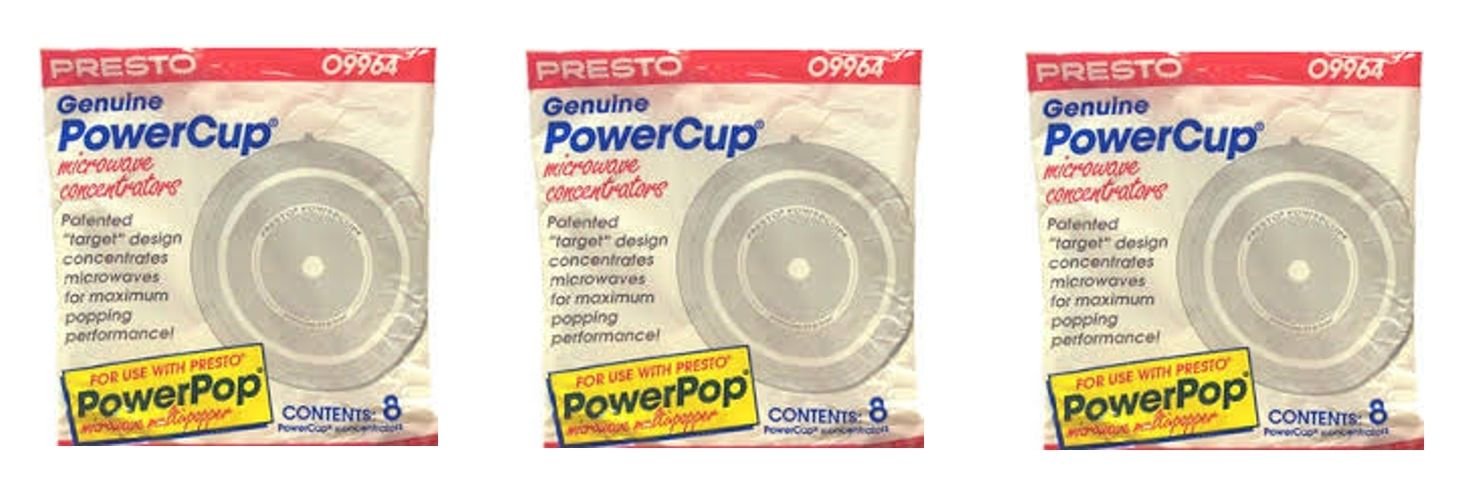 Presto 09964 Microwave Power Pop Powercup Popcorn Concentrator Cup - 24 Pack