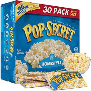 pop secret homestyle microwave popcorn, 30 ct.