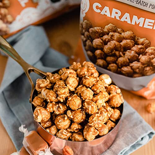 G.H. Cretors’ Caramel Corn – Irresistible Gourmet Caramel Popcorn Snacks in Individual Bags, 8 Oz (6 Pack)