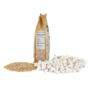 Wabash Valley Farms Popcorn Kernels - Hull-Less Baby White Popcorn Kernels, Gourmet Popcorn Kernels for Popcorn Maker, White Popcorn Kernels for Popping, Non-GMO Popcorn Seeds, Popping Corn (2 lb)